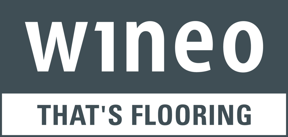 wineo – that's flooring Das Logo der Bodenmarke wineo der Firma Windmöller
